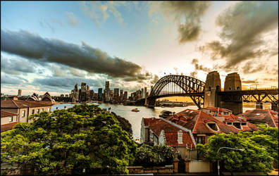 Sydney from an Art Deco courtyard by StephenMarcus77