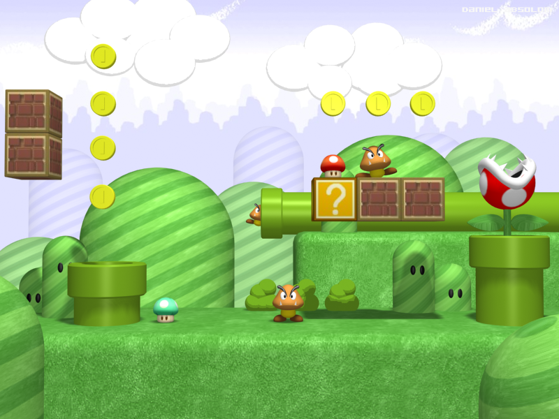 Mushroom Kingdom 3D