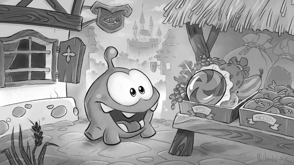 Om Nom, Cut The Rope Time Travel by Evelyn2d on DeviantArt