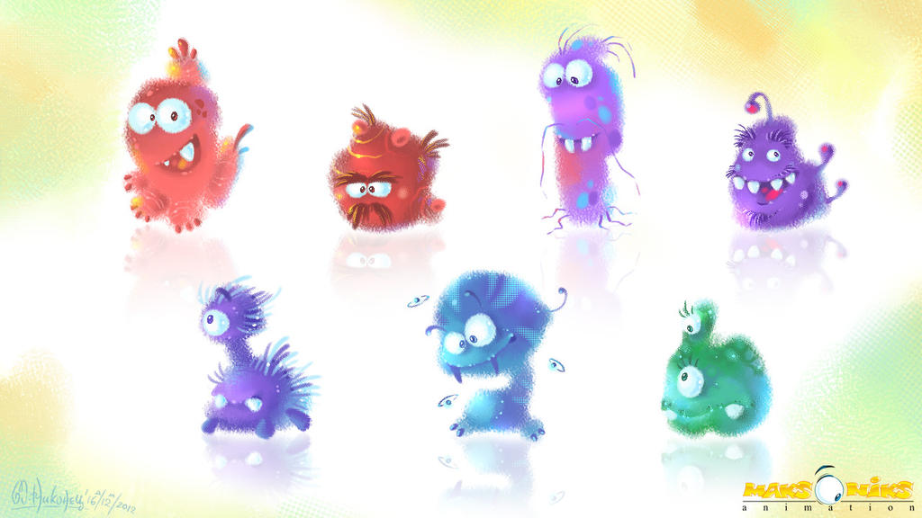 Color Monster Animation Color Monsters by Maksim2d on DeviantArt
