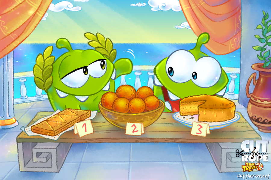 Tutanomnom! I died! Cut The Rope Time Travel Om Nom in Ancient