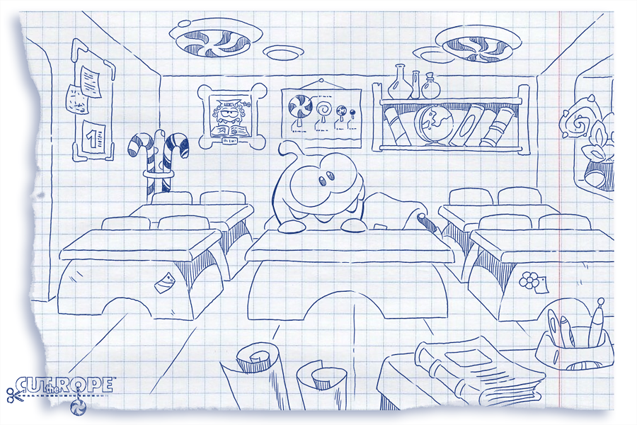 Om Nom goes to school 003