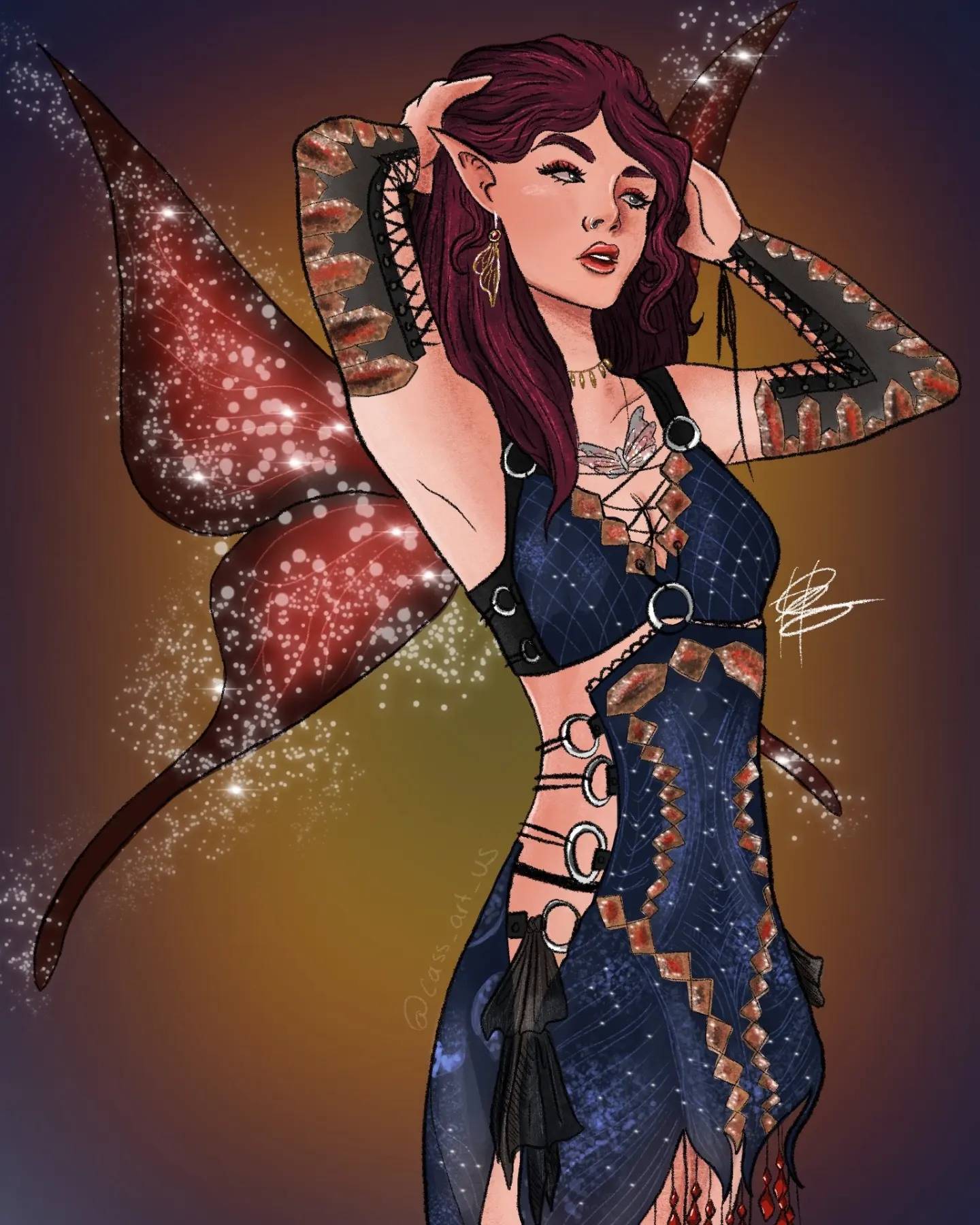 Dark Fae by cassart02 on DeviantArt