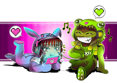 Onesiewatch - D.Va + Lucio