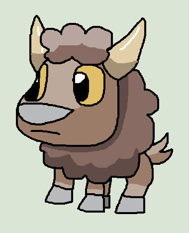 Bouffalant pre-evolution (Fakemon design) by Tasty-Rules on DeviantArt