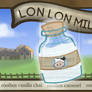 Lon Lon Milk tea label