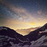 Milky Way over the Mountains