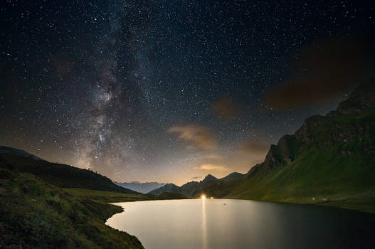 Cadagno under the Milky Way