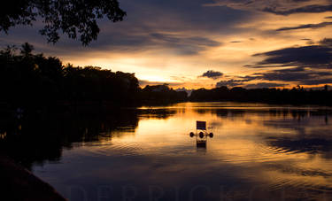 Sunset in my hometown, Alor Setar, Kedah, Malaysia