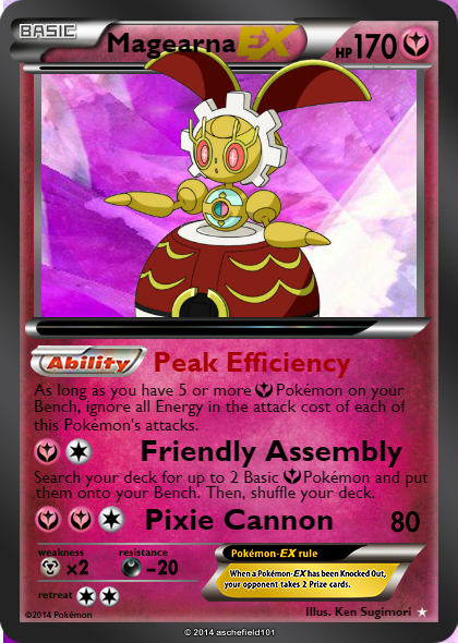 pokemon magearna ex card except damage Pokmon Magearna EX Full Art