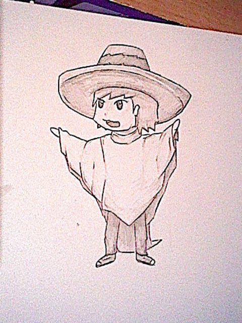 poncho guy chibi