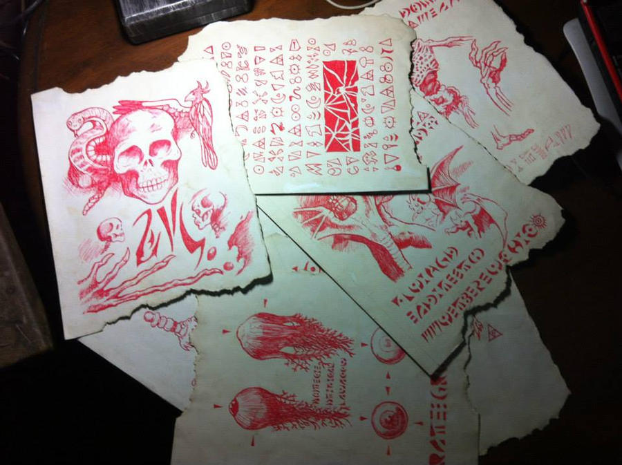 EVIL DEAD BOOK PAGES by Gardol2 on DeviantArt