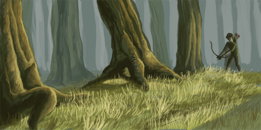Forest Hunter Speed Paint