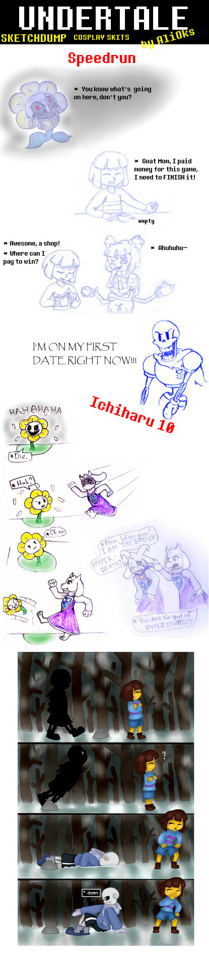 Undertale Cosplay Skits sketchdump