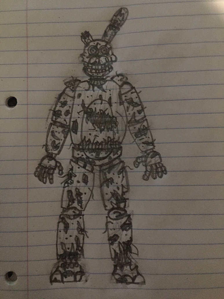 What we found Springtrap by SupremeDellerior on DeviantArt
