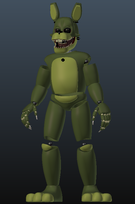 Tfc Springtrap (FNAF TFC) THE FOURTH CLOSET SPRINGTRAP WIP by SupremeDellerior on ...