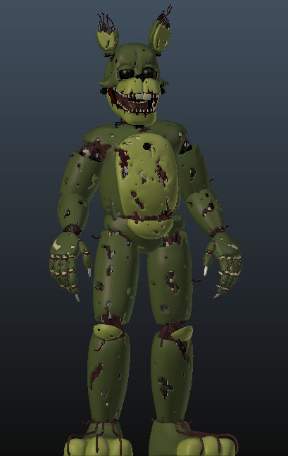 (TFC) The Fourth closet Springtrap (finished) by SupremeDellerior on ...