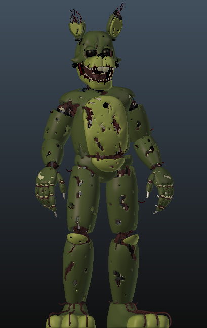 Tfc Springtrap (TFC) The Fourth closet Springtrap (finished) by SupremeDellerior on ...
