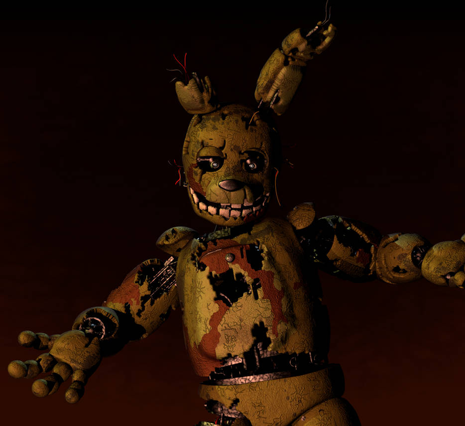 Novel Springtrap TTO Graphic Novel Springtrap WIP by SupremeDellerior on DeviantArt