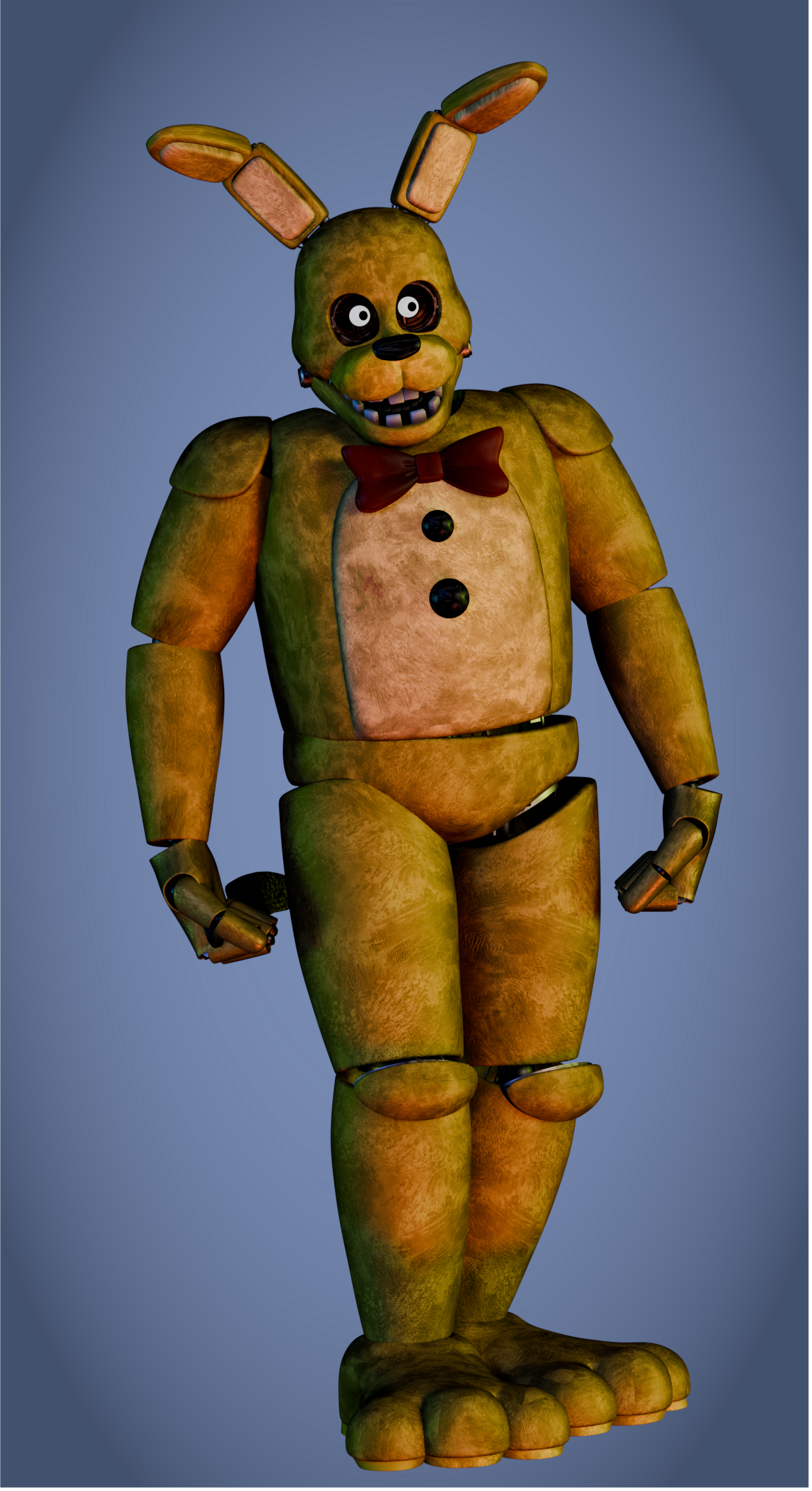 Springbonnie Face The Silver Eyes: Springbonnie by SupremeDellerior on DeviantArt