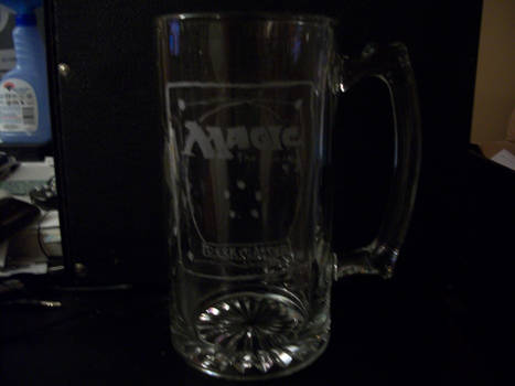 MTG Etched Beer Stein