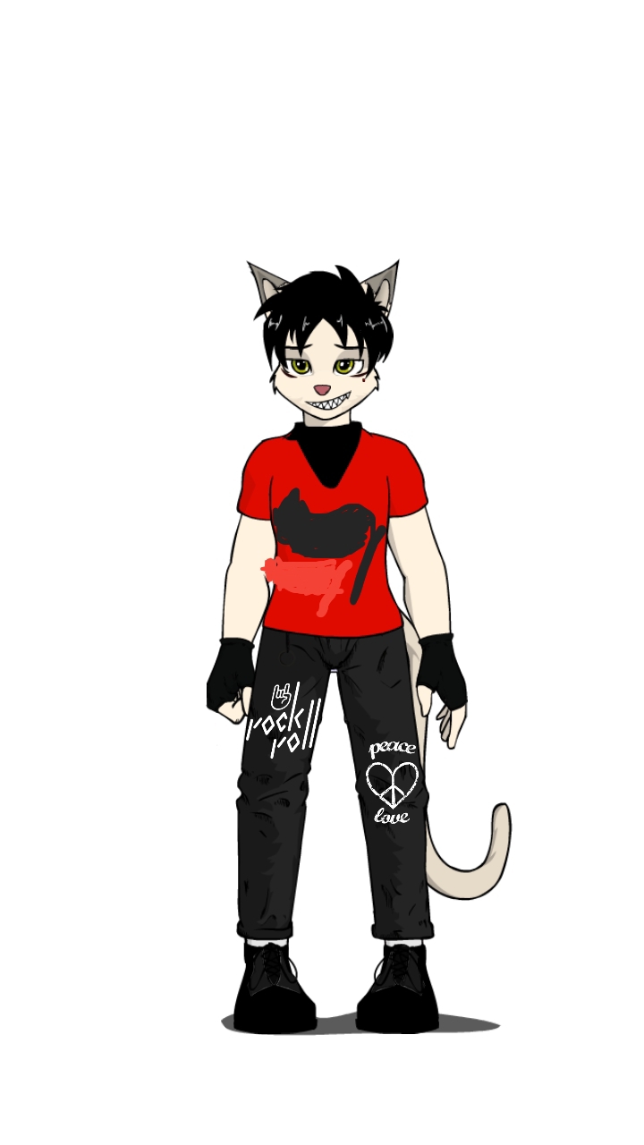 Antifascist furry catboy punk by FurryForever161 on DeviantArt