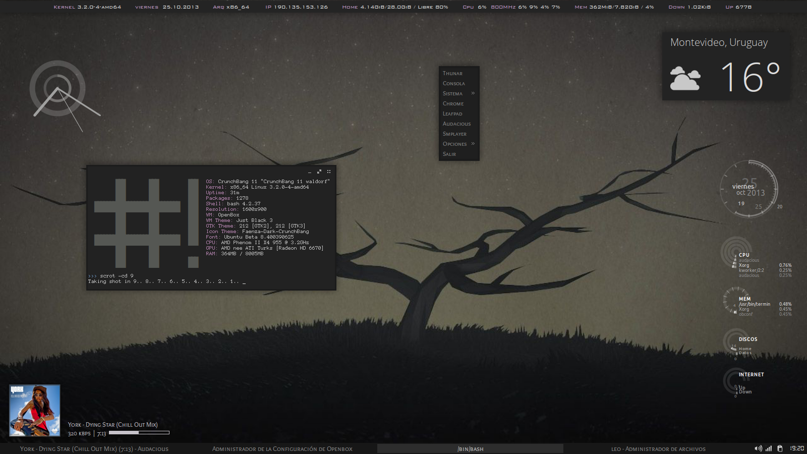 Just Black My New OpenBox Theme