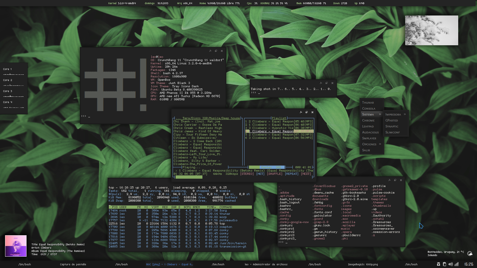 Just Updated, Just Black Openbox Theme