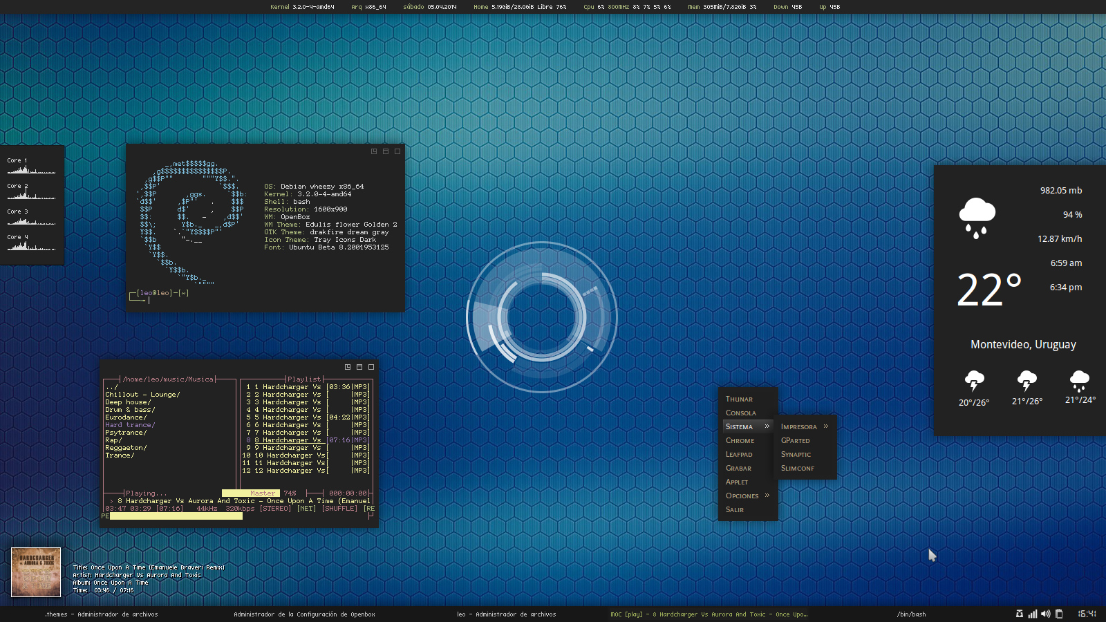 My new Openbox Theme