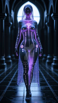 Aetheria Null: The Oracle of the Neon Rite.