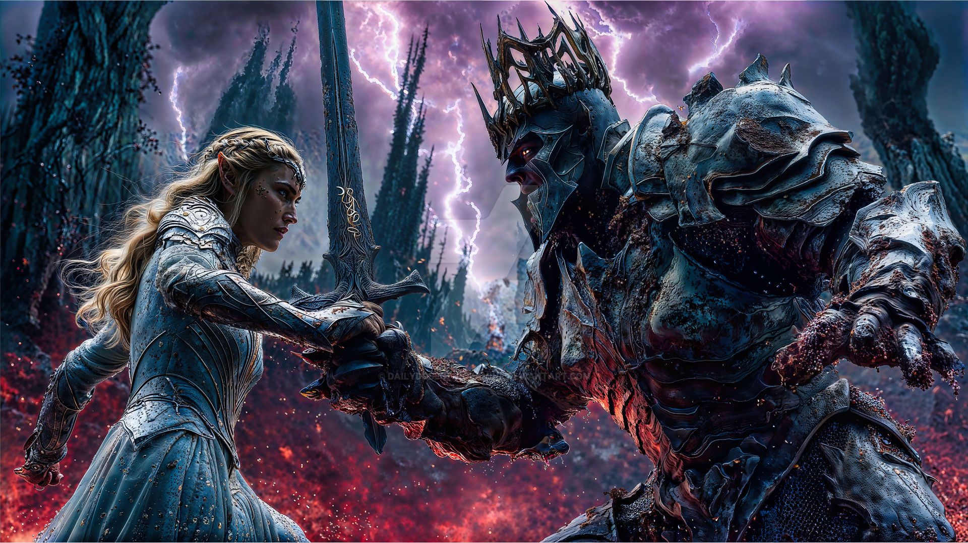 The Sundering of Flame and Star. (LOTR)