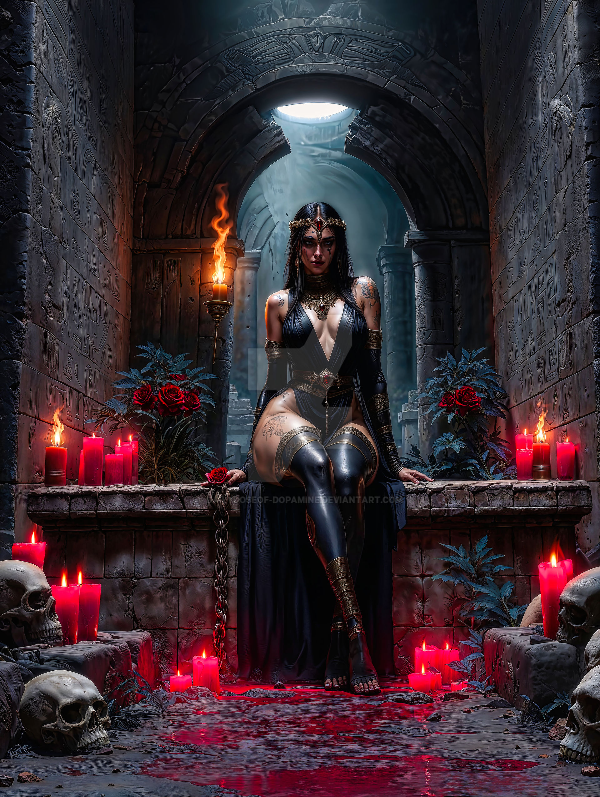 Isis: The Mistress of the Black Flame.