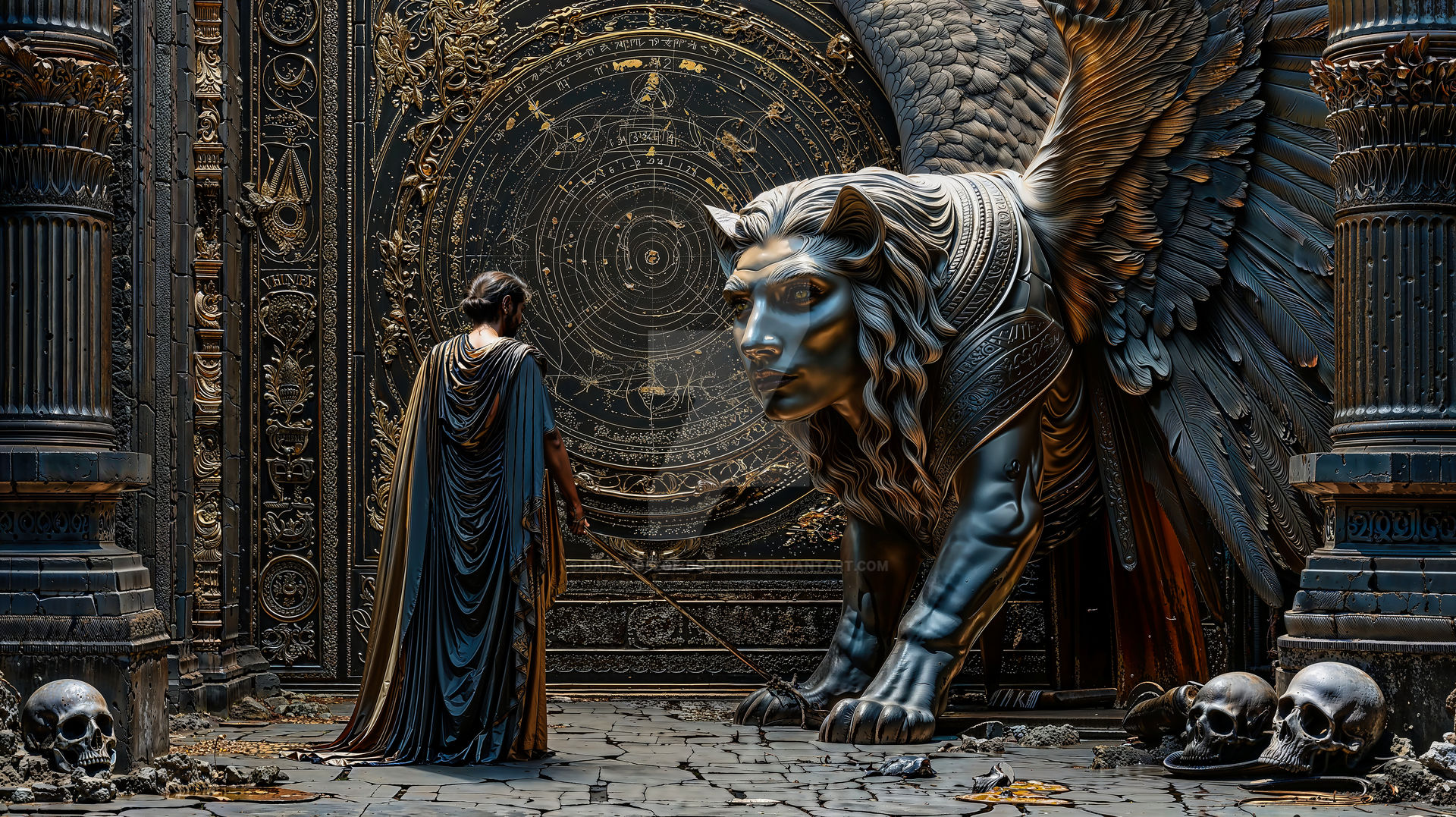 Oedipus and the Oracle of the Sphinx.
