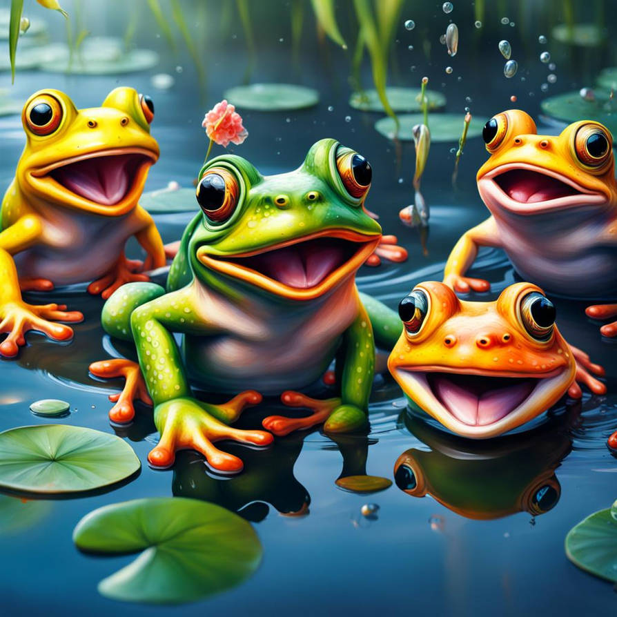 Happy Frogs By AgyGuru On DeviantArt happy-frogs-by-agyguru-on-deviantart