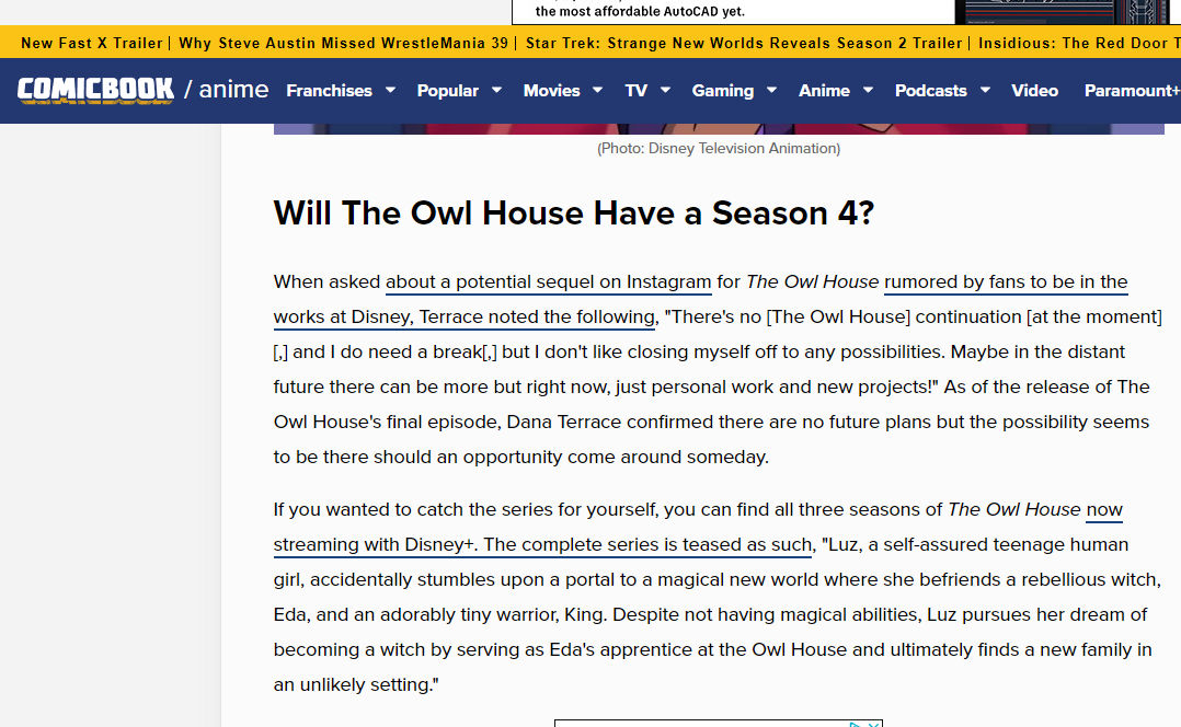 The Owl House Creator Addresses Sequel Rumors