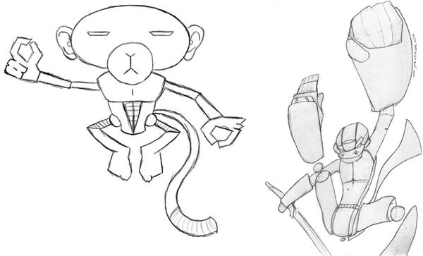 Mechanical monkey mania by BryanTheBear on DeviantArt