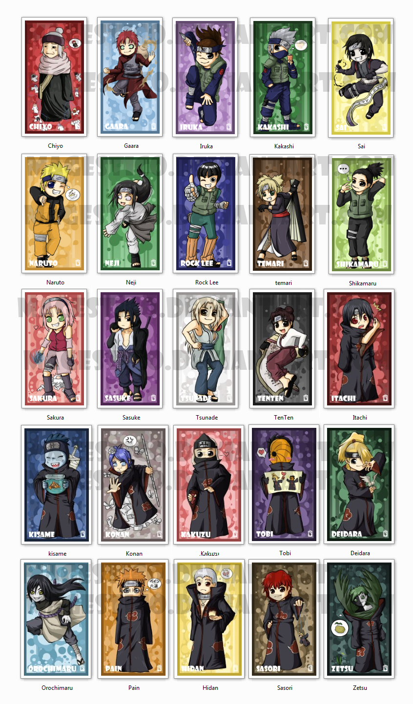 new naruto bookmarks for sale by magestico on deviantart
