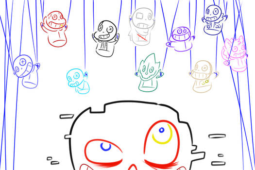 Error!sans and his puppets