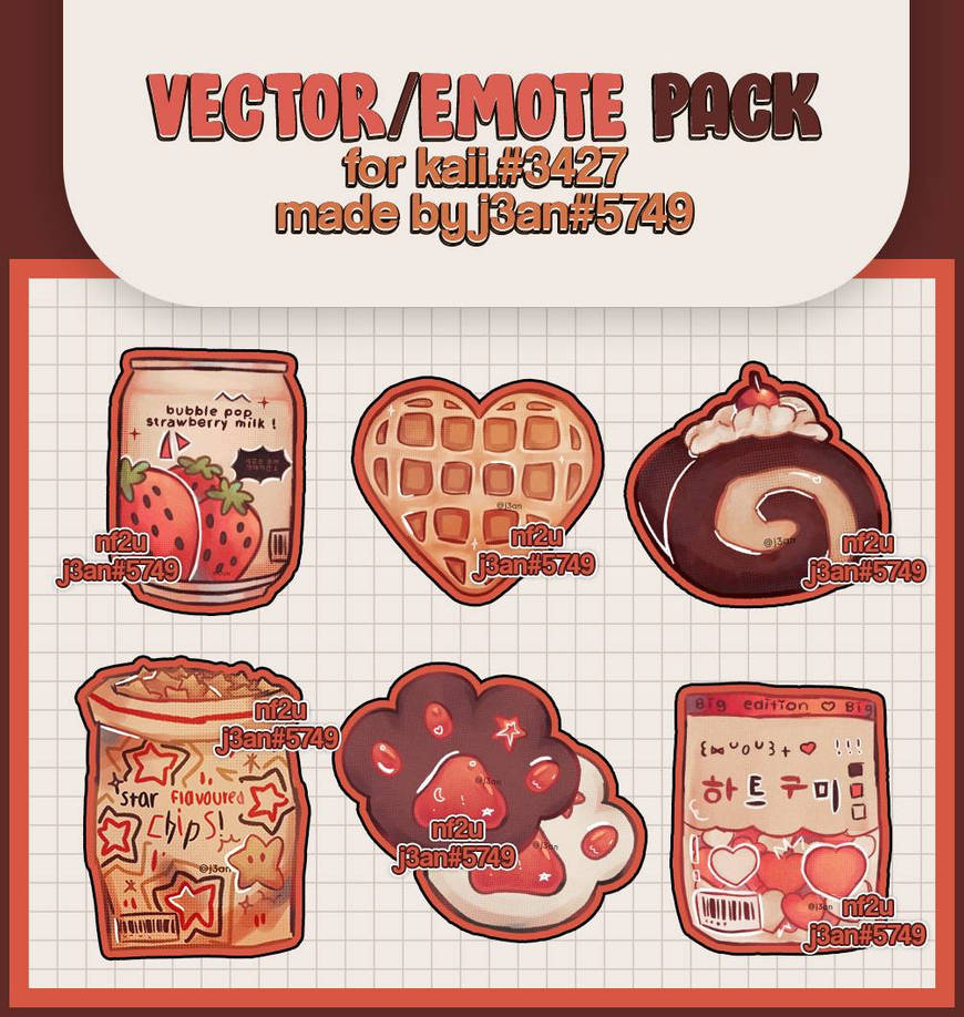 01 . vector / emote pack ! by jj3an on DeviantArt