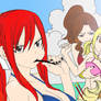 Fairy Tail Chapter 278 Lineart  Lucy Cana And Erza