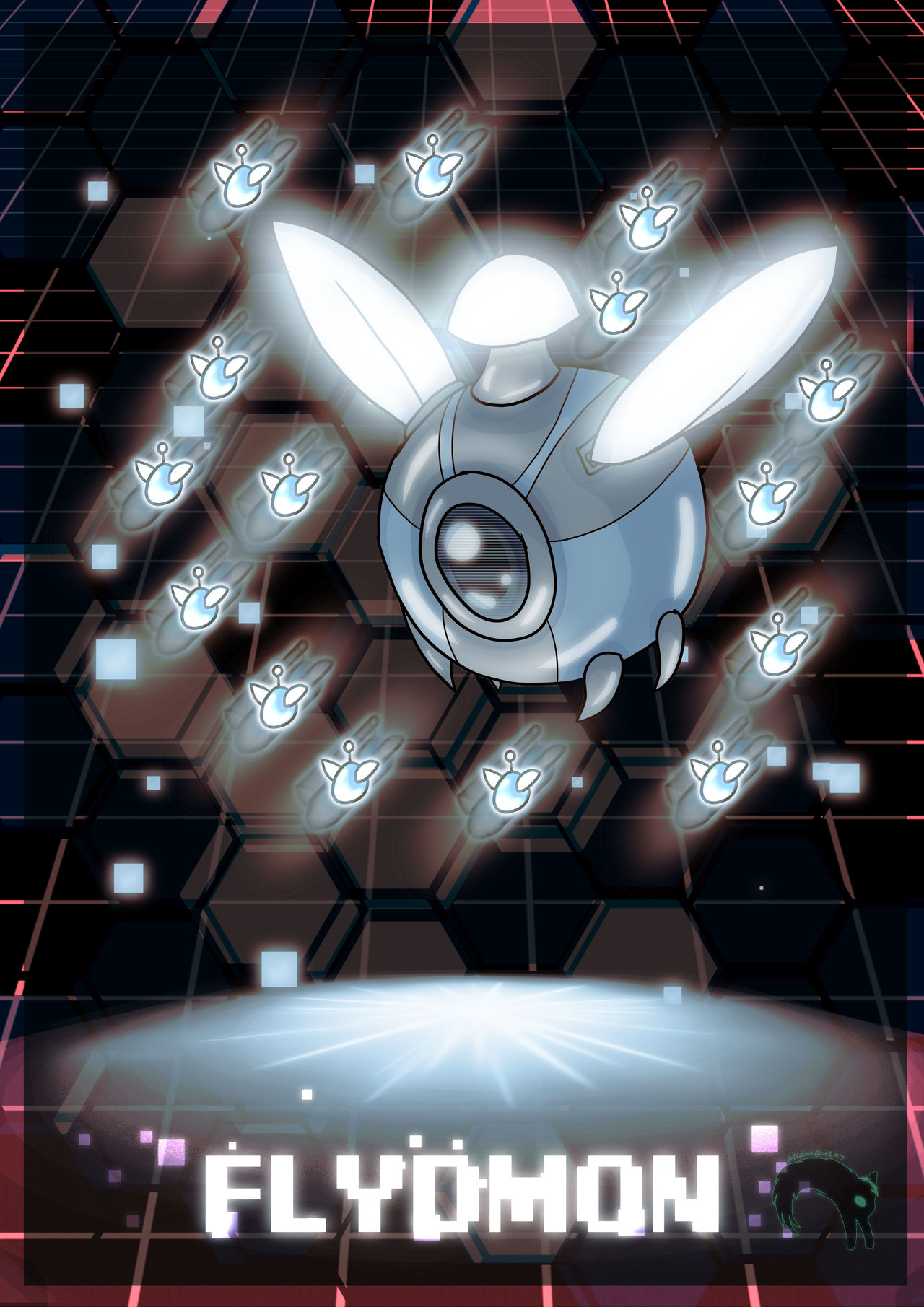 FlyDmon Digicard (Digimon) by Midnight197 on DeviantArt
