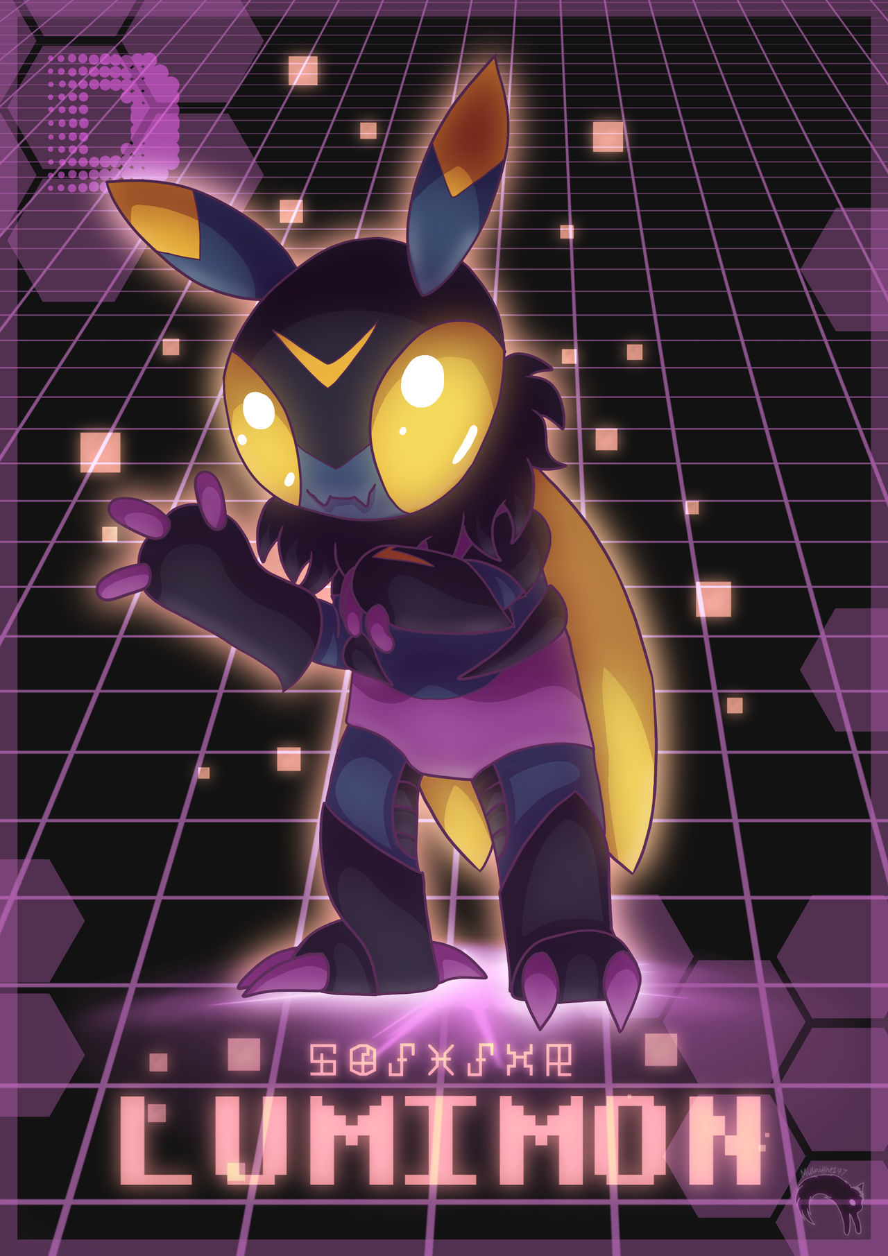 Lumimon Digicard (Digimon/Artfight) by Midnight197 on DeviantArt