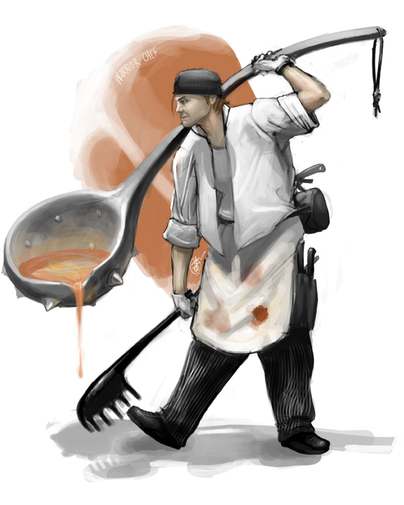 Warrior Chef by justinwongart on DeviantArt