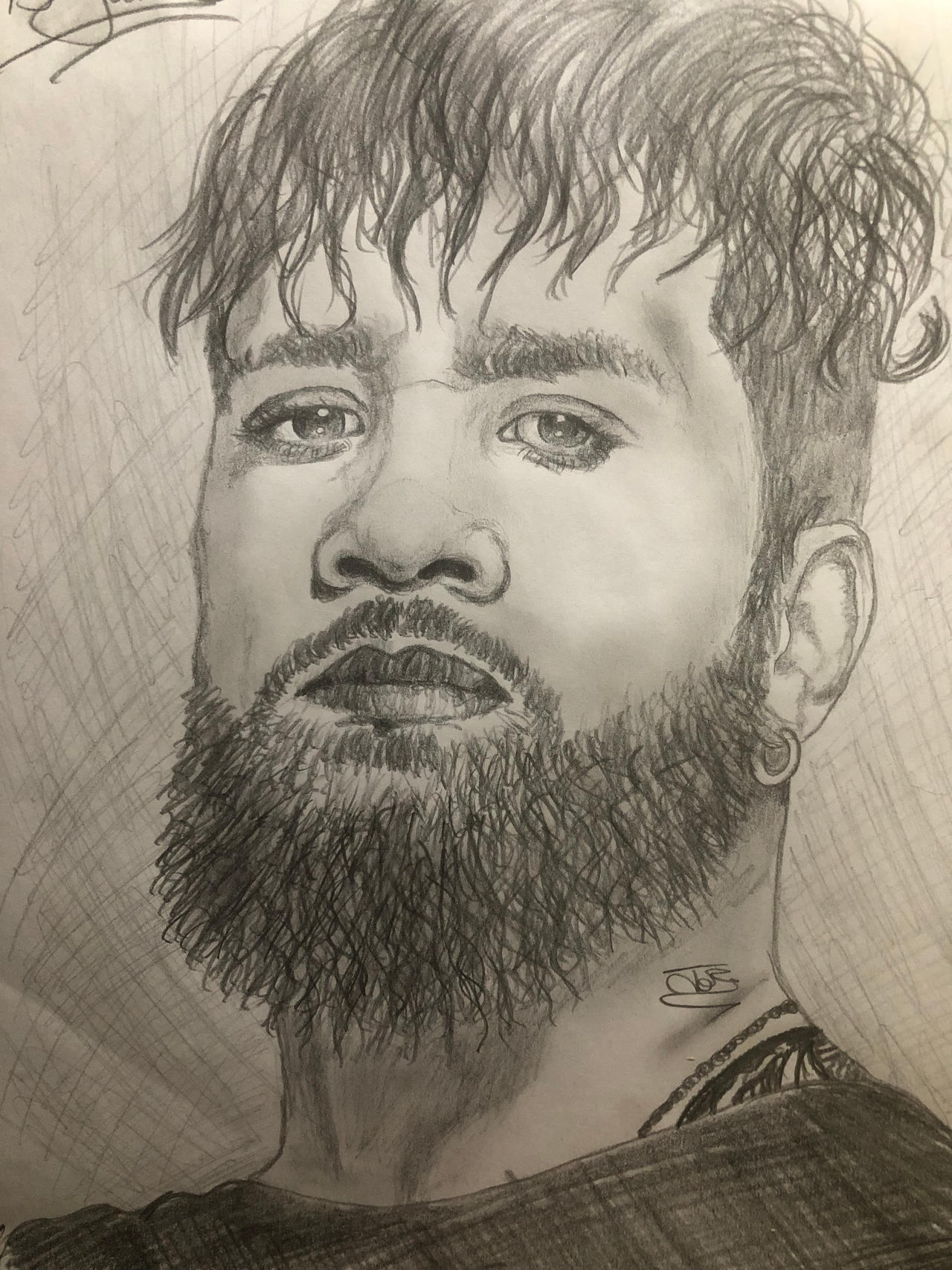 Jey Uso (Joshua Fatu) by portraitsk3tches on DeviantArt