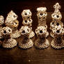Chainmail Chess Set: Aluminum