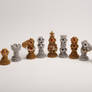 Chainmail Chess Set