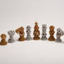 Chainmail Chess Set