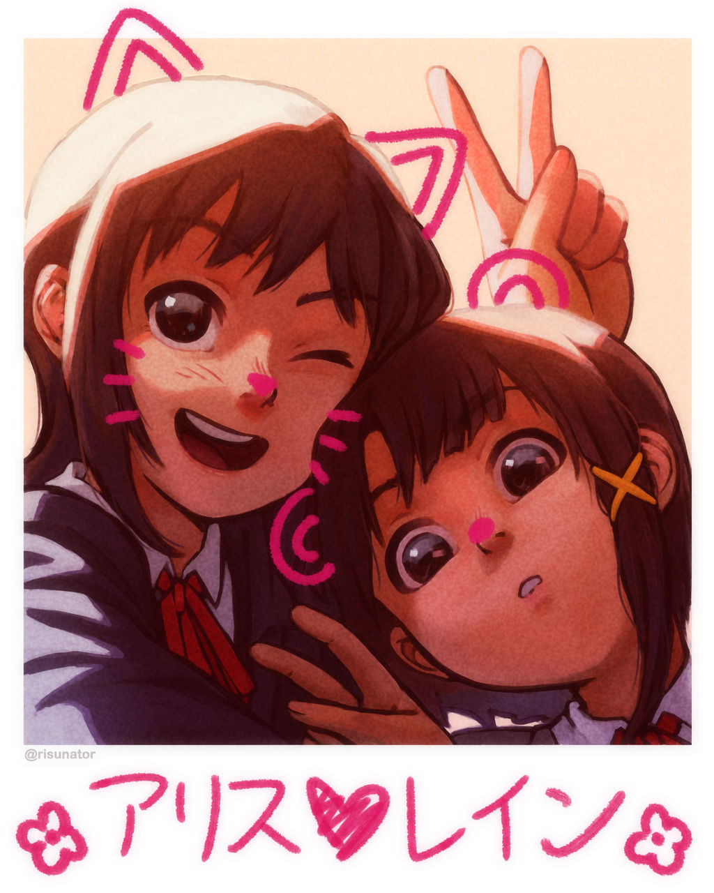 Alice x Lain Ver.1 by Risunator on DeviantArt