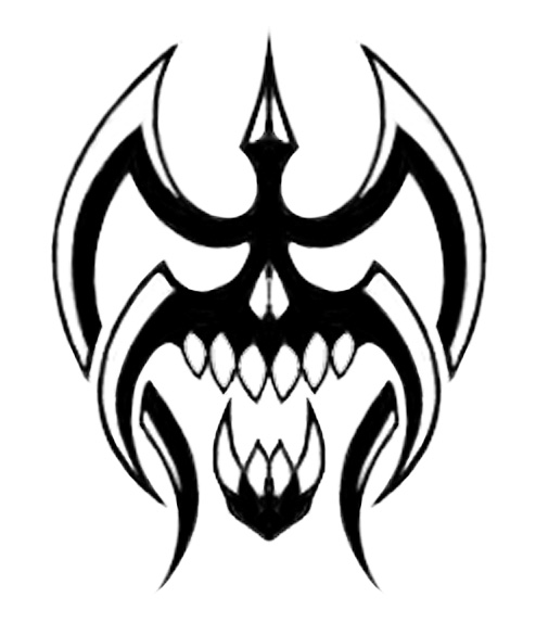 tribal skull