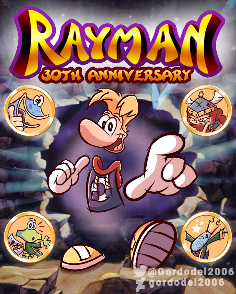 Rayman 30th anniversary by gordodel2006 on DeviantArt